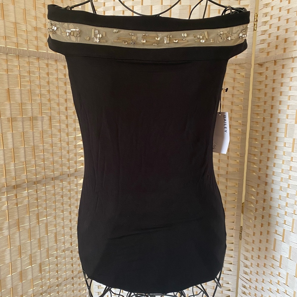 Bailey 44 Top With Sequins & Beads
